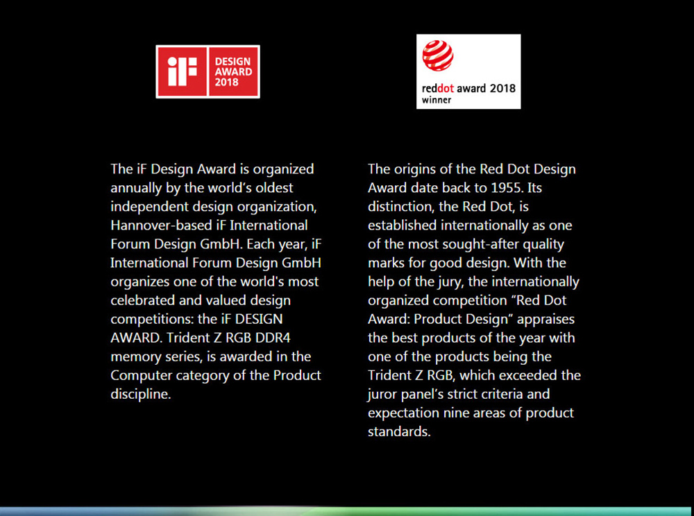 G.SKILL TridentZ RGB Series DDR4 3000MHz 16GB (2 x 8GB) Memory Modules Kit For Desktop Computer - Black