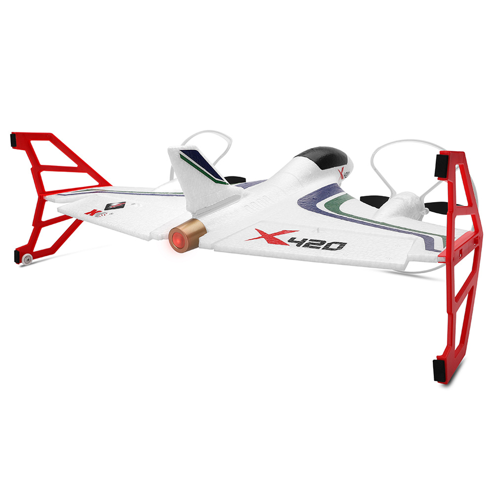 XK X420 2.4G 6CH VTOL Vertical Take-off And Landing EPP Wingspan 420mm 3D Model RC Airplane RTF