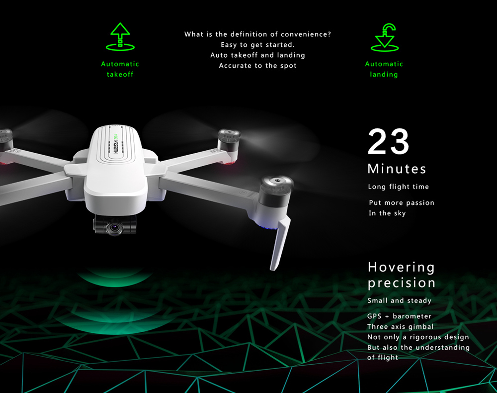 Hubsan H117S Zino-A 1080P 5G WiFi FPV 1KM GPS Foldable RC Drone With 3-Axis Gimbal Panorama Photography