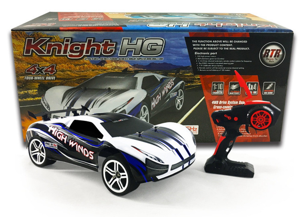 HG HG-103 2.4G 1:10 4WD Full-scale High-speed Racing Climbing RC Car RTR