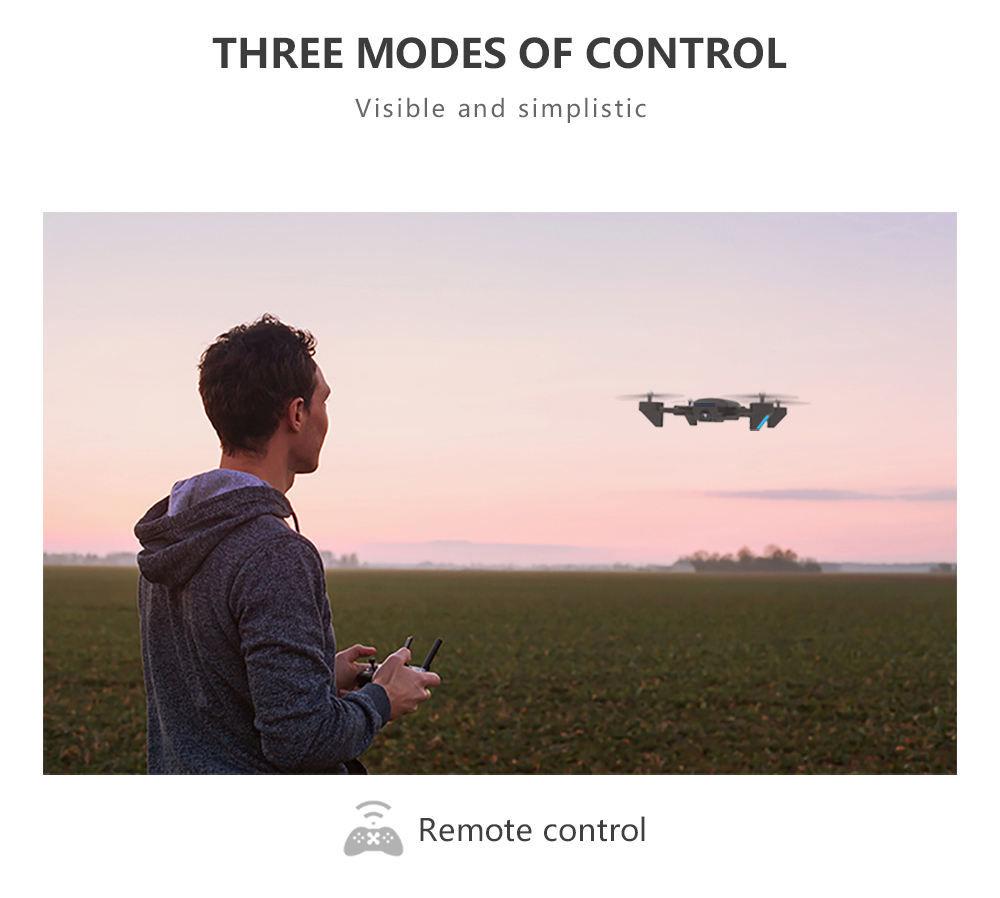 SG700-D 1080P WiFi FPV Foldable RC Drone Optical Flow Positioning RTF - Black