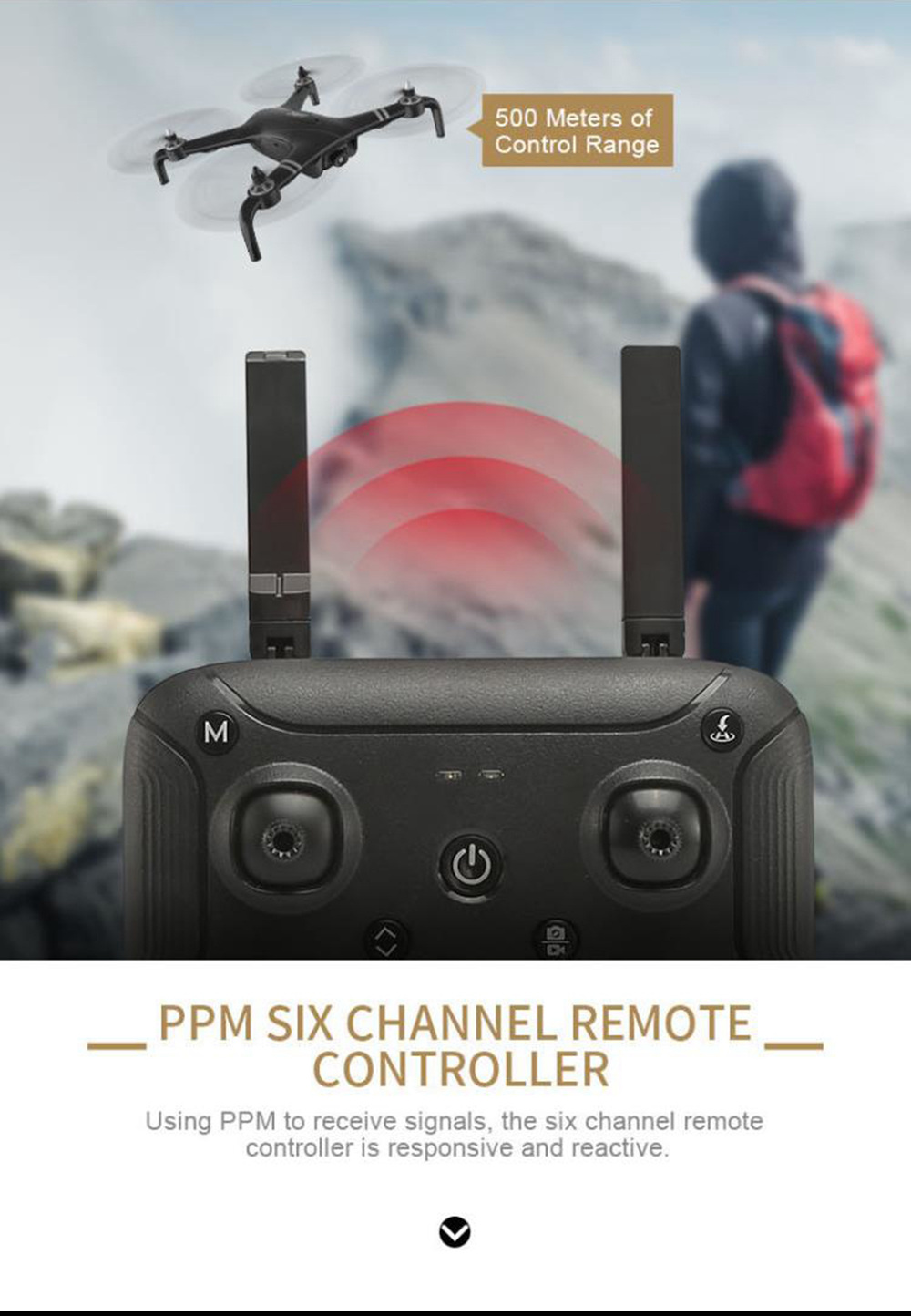 JJRC X7 SMART 1080P 5G WiFi FPV Double GPS Brushless RC Drone with One-Axis Gimbal Camera 25mins Flight Time RTF - Black