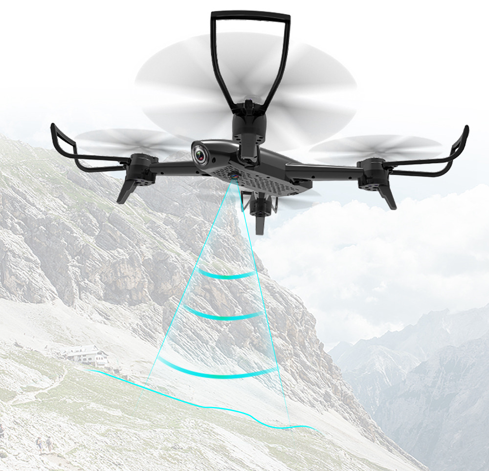 SG106 1080P WiFi FPV RC Drone Optical Flow Positioning RTF - Black