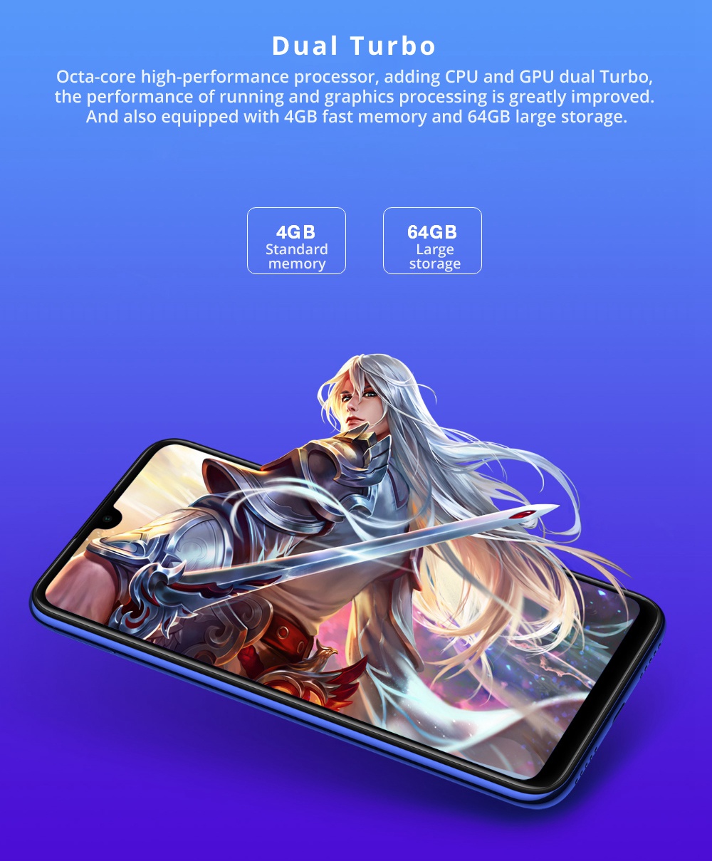 Xiaomi Mi Play 5.84 Inch 4G LTE Smartphone MTK P35 4GB 64GB 12.0MP+2.0MP Dual Rear Cameras MIUI 10 Touch ID - Black