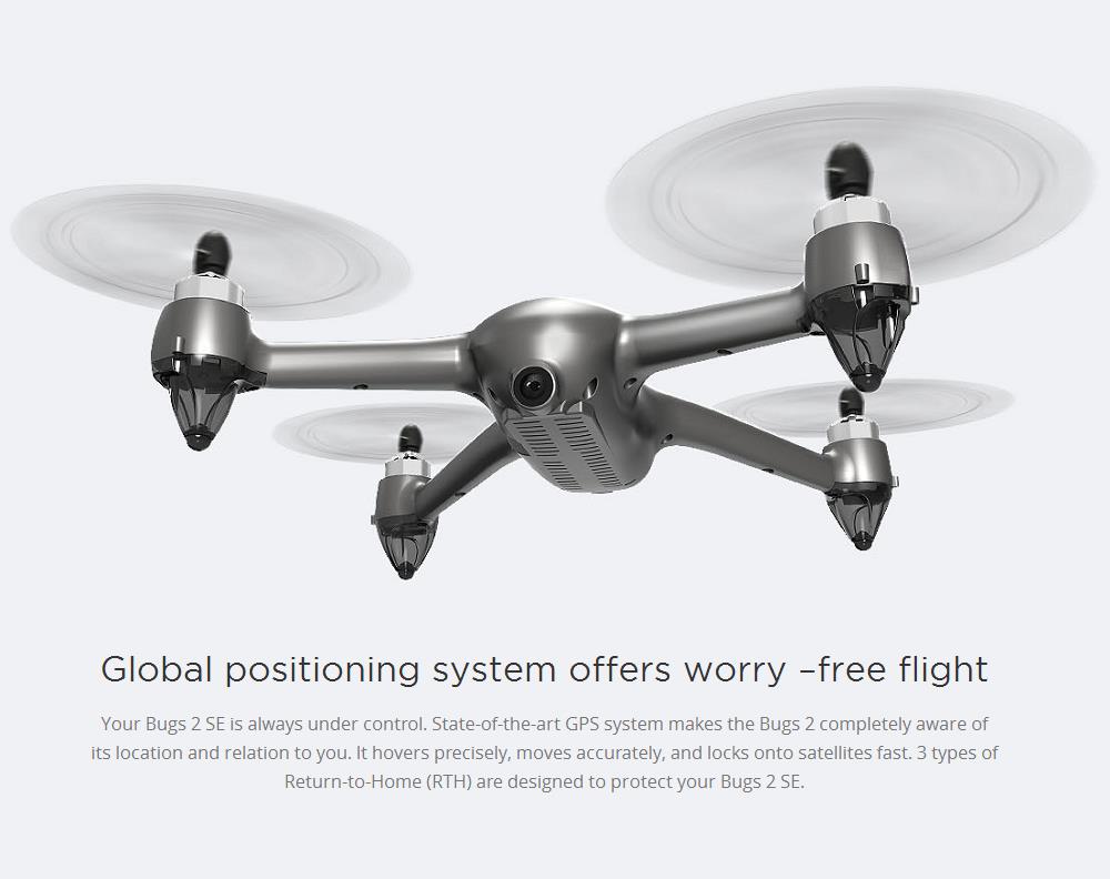 MJX Bugs 2 SE B2SE 1080P FHD GPS 5G WiFi FPV Brushless RC Drone with Altitude Hold Mode RTF - Two Battery