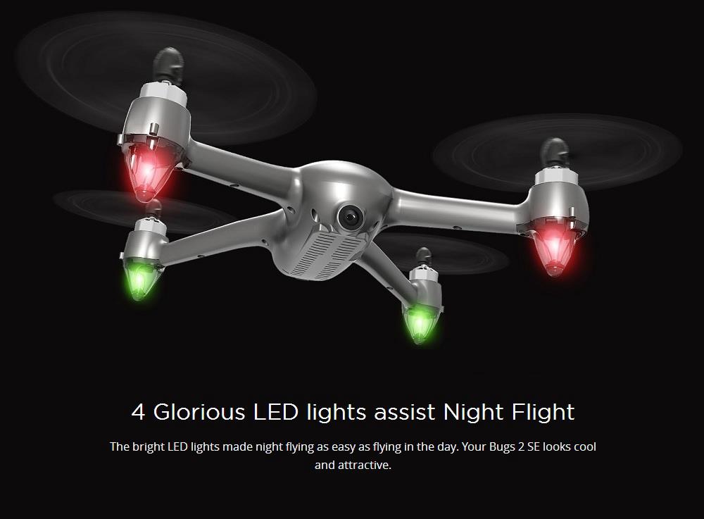 MJX Bugs 2 SE B2SE 1080P FHD GPS 5G WiFi FPV Brushless RC Drone with Altitude Hold Mode RTF - Two Battery