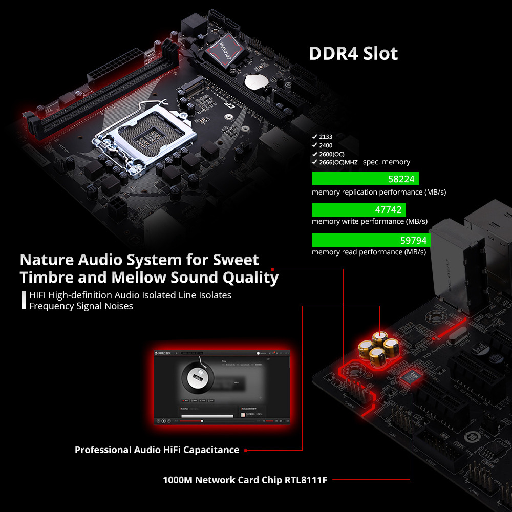Colorful Battle Axe C.B360M-HD DELUXE V20 Gaming Motherboard Intel B360 LGA 1151 mATX DDR4 SATA3 M.2 USB3.1 - Black
