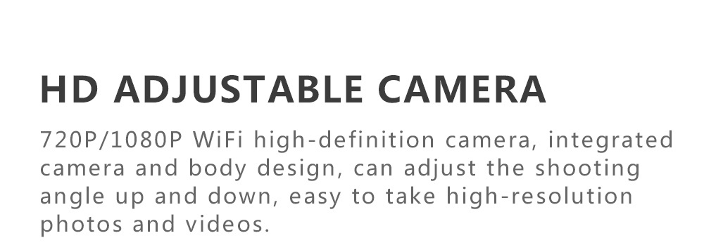 SG900 720P WiFi FPV Foldable RC Drone Optical Flow Positioning 22mins Flight Time RTF - White