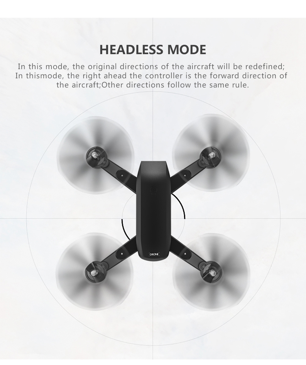 SG700-D 1080P WiFi FPV Foldable RC Drone Optical Flow Positioning RTF - Black