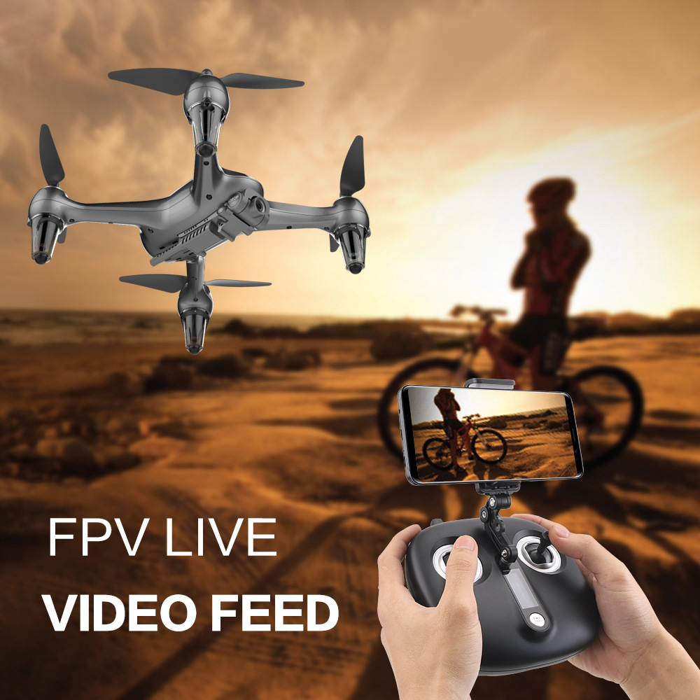 SMRC ICAT2 1080P 5G Wifi FPV GPS Brushless RC Drone Follow Me Mode - RTF