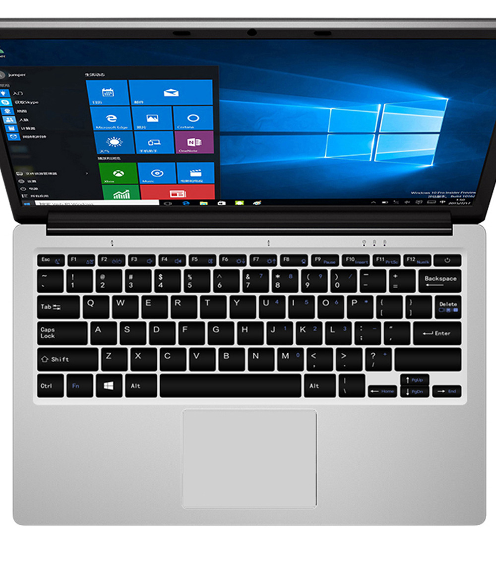 YEPO 737A6 Laptop Intel Apollo Lake J3455 Quad Core 15.6" IPS Screen 1920*1080 Windows 10 6GB RAM 168GB SSD - Silver