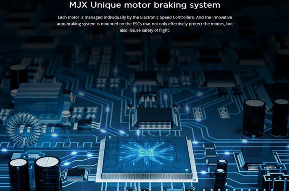 MJX Bugs 3 Pro B3Pro GPS 5G WiFi FPV Brushless RC Drone with C6000 1080P Camera Follow Me Mode RTF - Two Battery