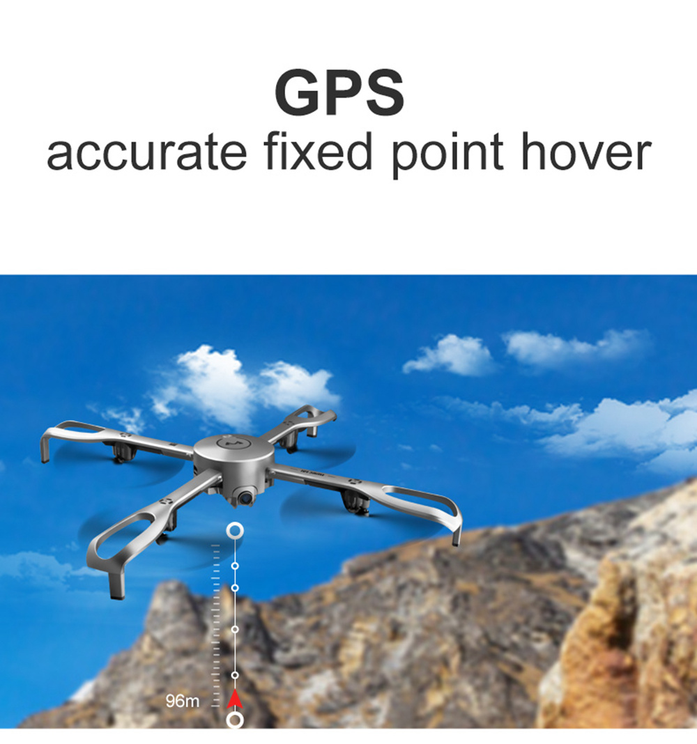 SMRC S21 1080P 5G WiFi FPV GPS Foldable RC Drone Follow Me Mode - RTF