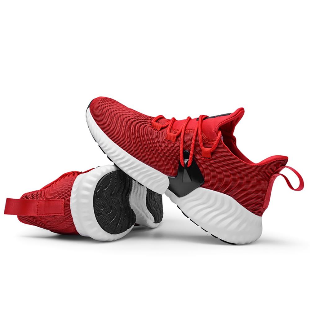 Men Fashion Casual Sneakers Lace-up Sports Shoes EU39.5 - Red