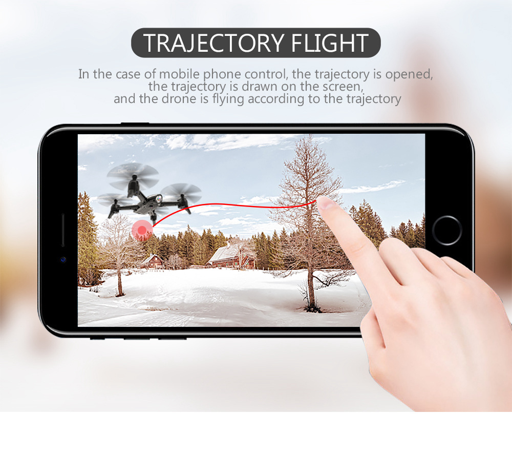 SG106 1080P WiFi FPV RC Drone Optical Flow Positioning RTF - Black