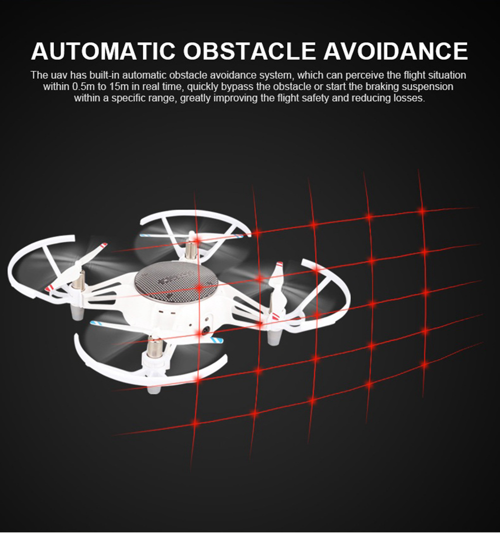 XY-021 WiFi FPV RC Drone with HD Camera Automatic Obstacle Avoidance Altitude Hold Mode RTF - Gold