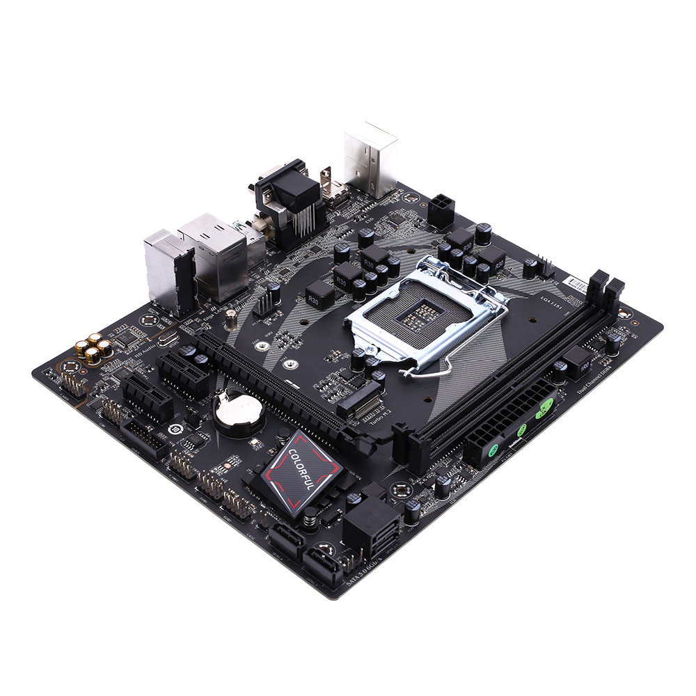 Colorful Battle Axe C.B360M-HD DELUXE V20 Gaming Motherboard Intel B360 LGA 1151 mATX DDR4 SATA3 M.2 USB3.1 - Black