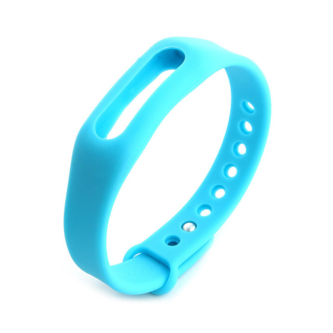 Replacement Wrist Strap Wearable Wrist Band for XIAOMI MI Band Bluetooth Bracelet - Blue