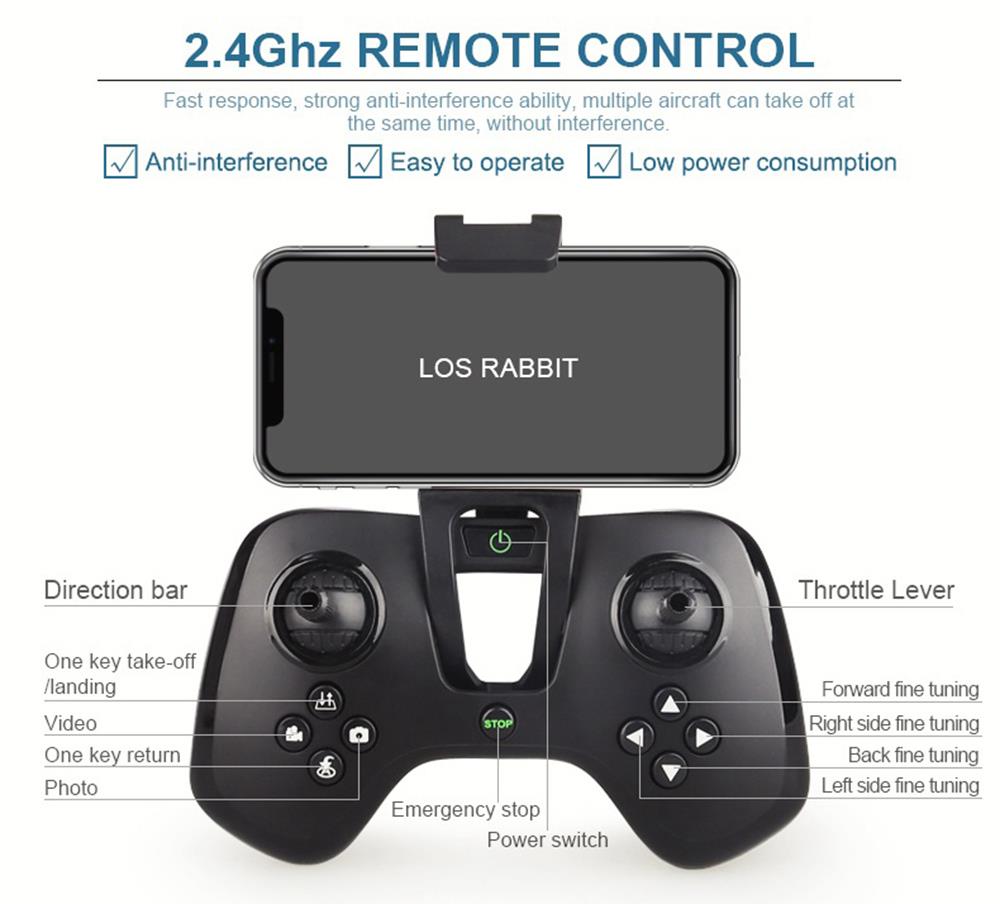 XY-021 720P HD WiFi FPV RC Drone Automatic Obstacle Avoidance Altitude Hold Mode RTF - Red