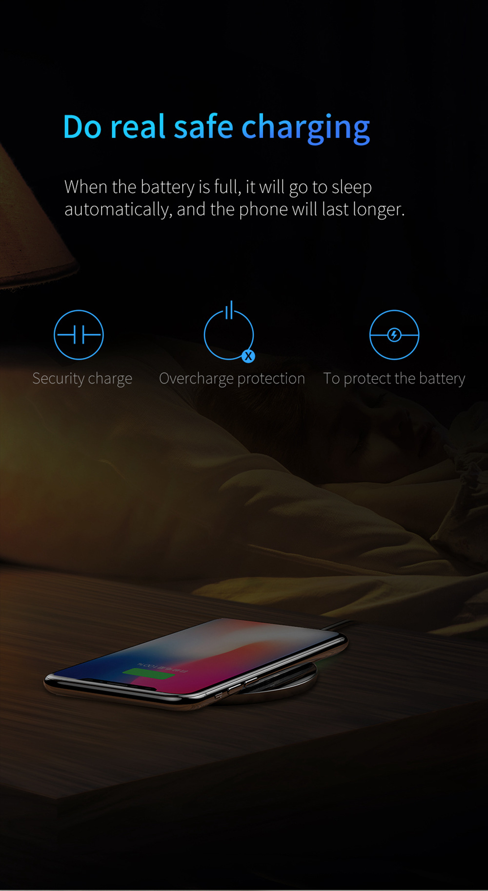 Baseus CCALL-AJK01 QI 10W Wireless Charger - White