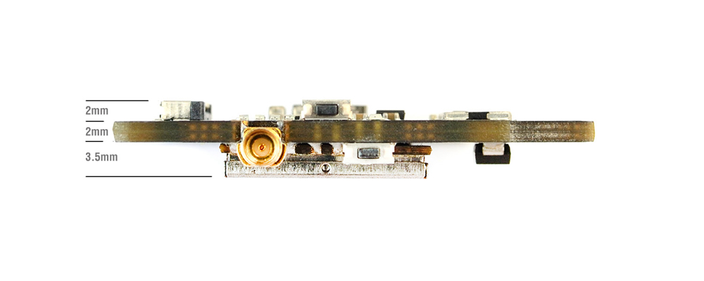 Matek Systems FCHUB-VTX 5.8G 40CH 25/200/500mW Switchable Video Transmitter 6-27V PDB 5V/1A BEC for RC Drone