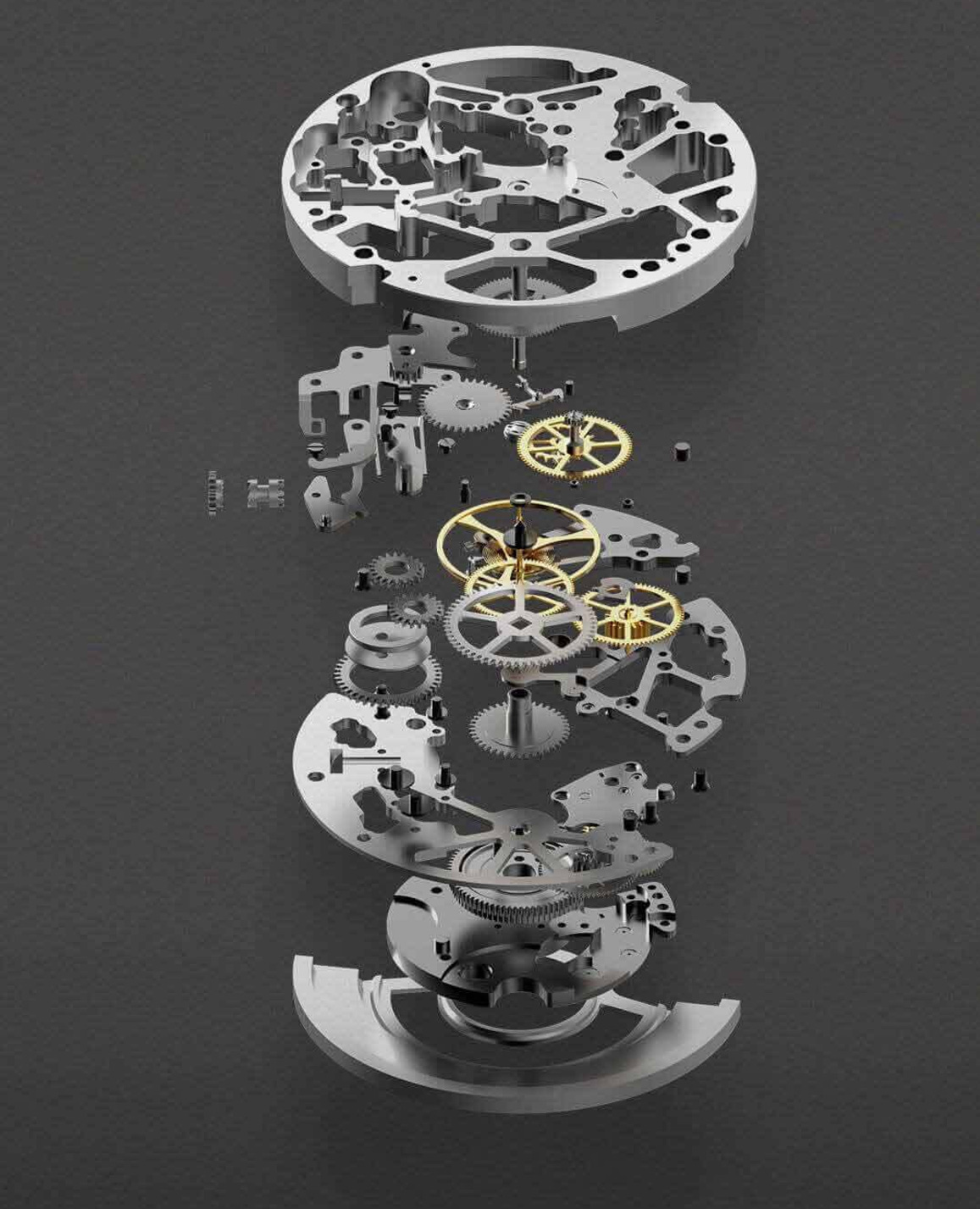 Xiaomi CIGA Design Hollowed-out Mechanical Automatic Watch - Black