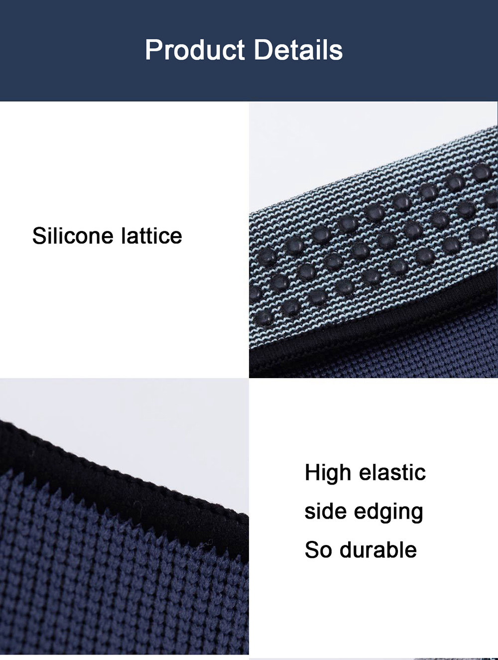 Xiaomi AirPOP Sports Knee Pads High Elastic Breathable Fitness Protective Gear 1 Piece Size L - Gray
