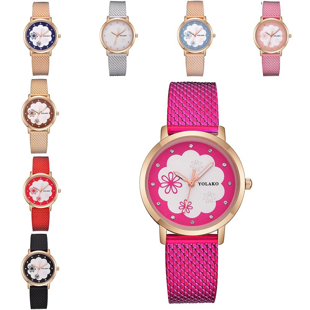 YOLAKO YK37 Women Quartz Watch Fuchsia