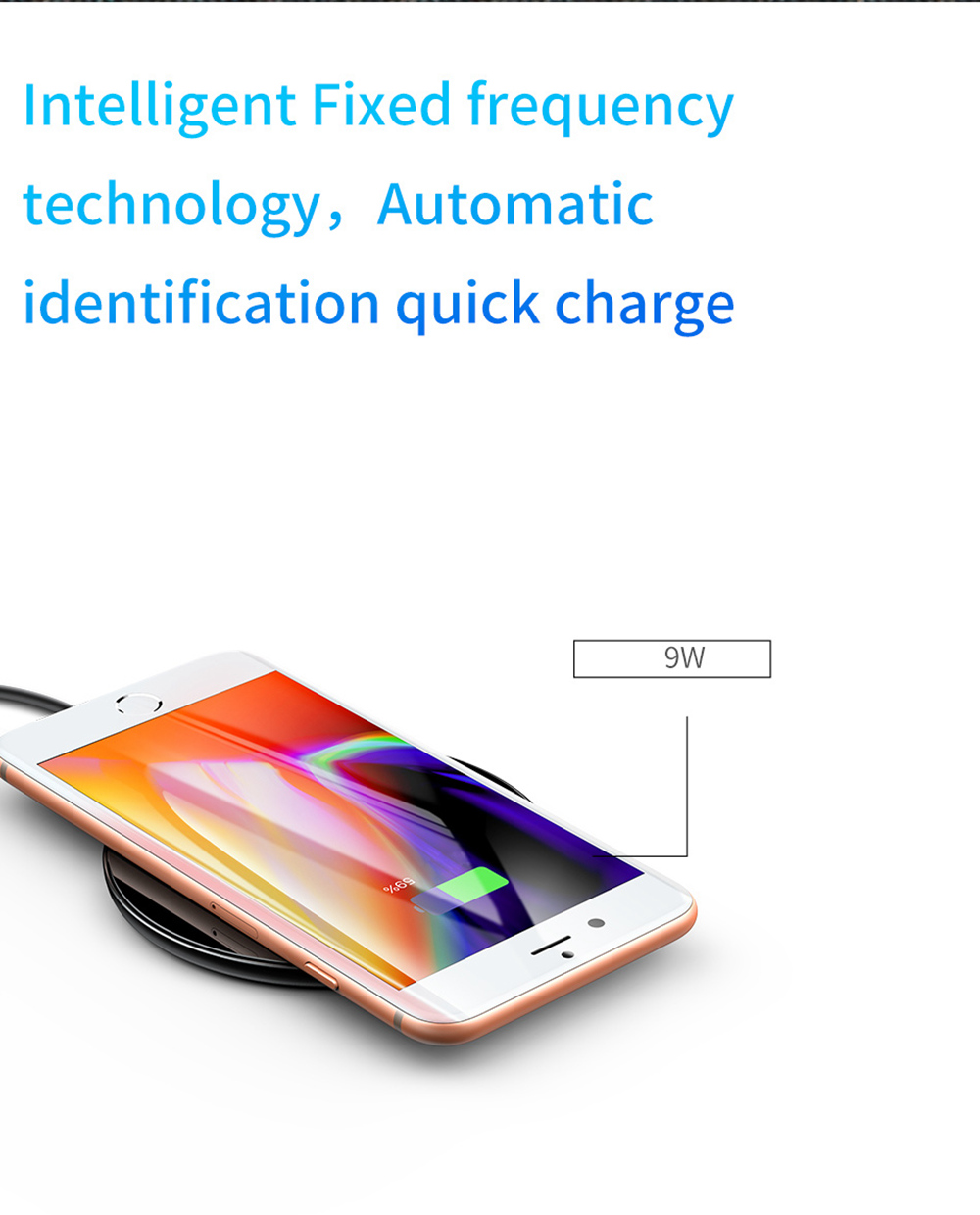 Baseus CCALL-AJK01 QI 10W Wireless Charger - White