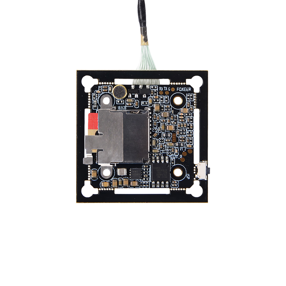 Foxeer MIX 1080P 60FPS OSD Wide Voltage DC 5-24V HD FPV Camera 16:9 4:3 N/P Switchable - Black