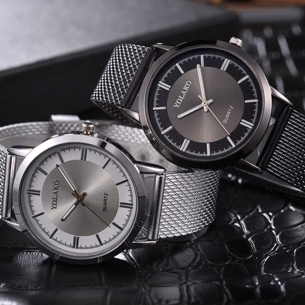 YOLAKO Women Quartz Watch Plastic Strap Fashion Casual Watches - Gold