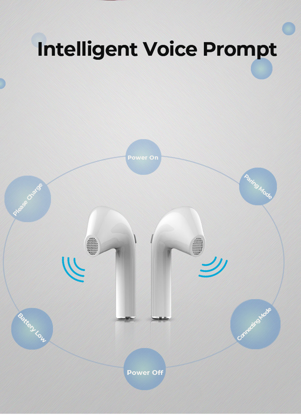 Myinnov MKJ X10 TWS Dual Bluetooth 5.0 Earbuds About 6 Hours Working Time - Black
