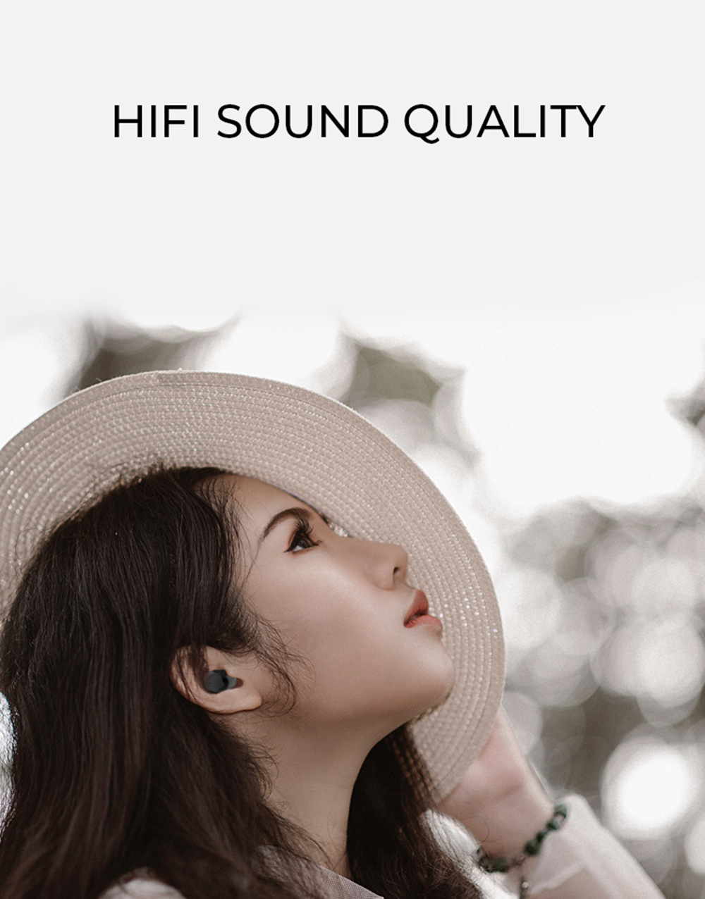 Myinnov MKJ Y1 TWS Dual Bluetooth Earbuds About 4 Hours Working Time - White