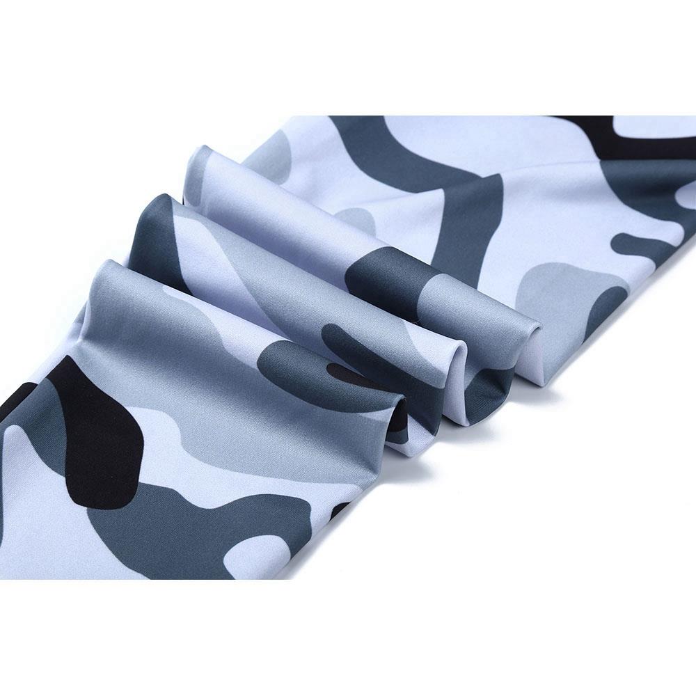 CK2231 Women Camouflage Yoga Pants High Waist Leggings Size S - White
