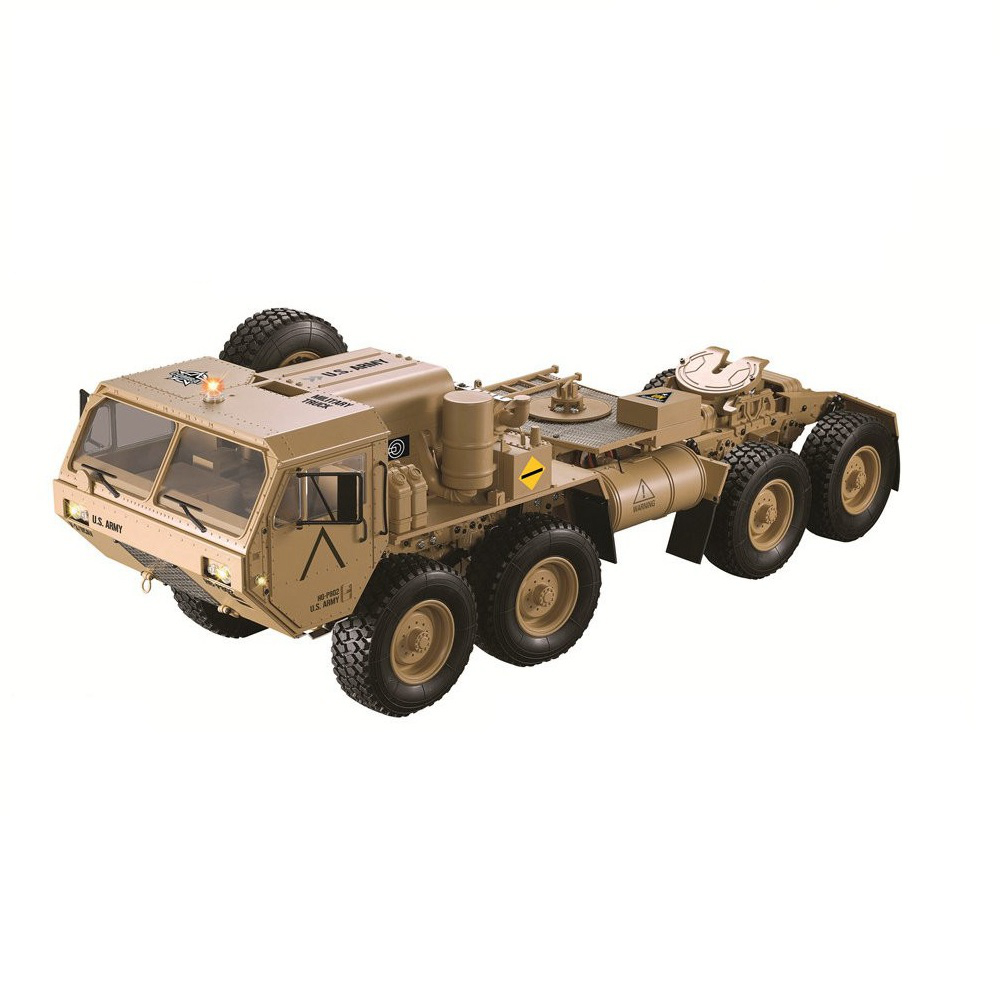 HG HG-P802 M983 2.4G 1:12 8x8 Off-road RC Car Military Truck Without Battery Charger - Khaki