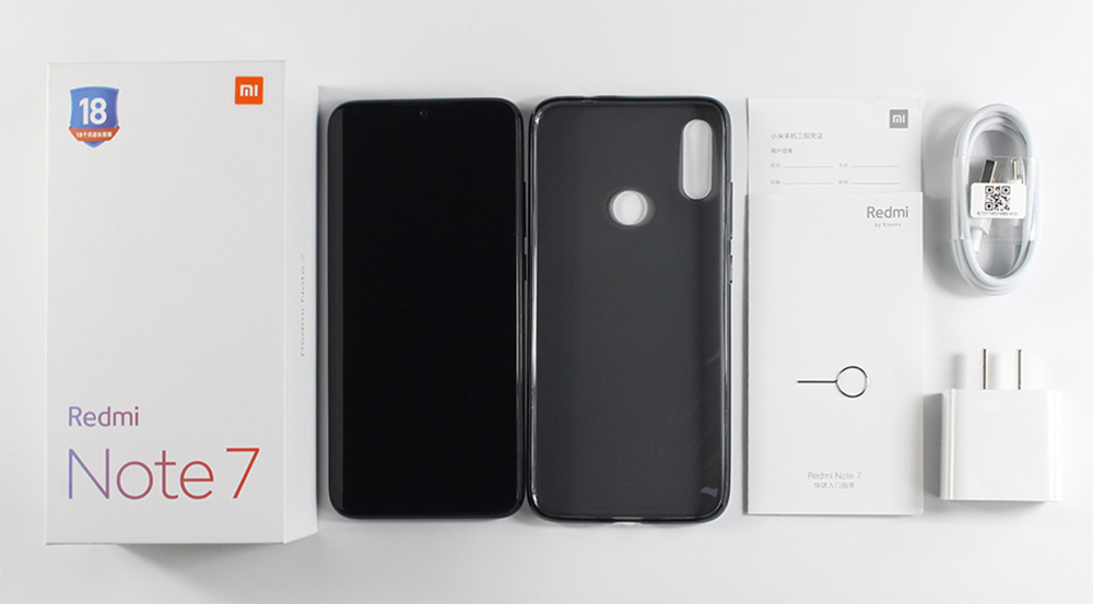 Xiaomi Redmi Note 7 6.3 Inch 4G LTE Smartphone Snapdragon 660 6GB 64GB 48.0MP+5.0MP Dual AI Cameras MIUI 9 Type-C Quick Charge IR Remote Control - Black