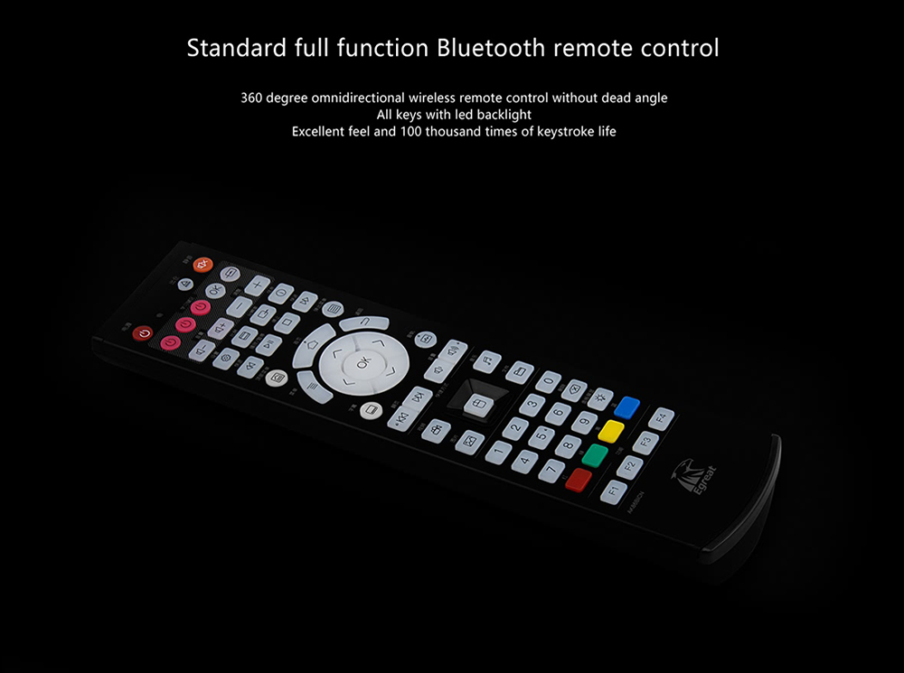 Egreat A11 Hi3798CV200 4K 3D Blu-ray Media Player Dolby Atoms DTS X 2GB/16GB Dual Band WiFi Gigabit LAN VIDON XBMC LED Display