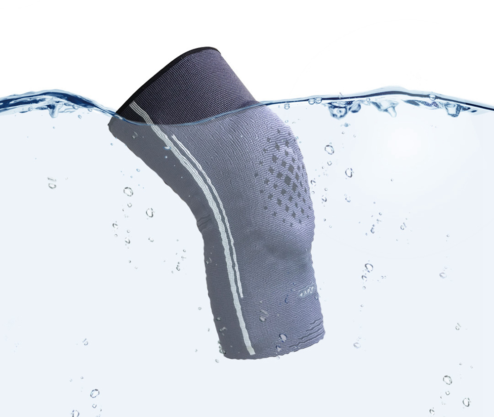 Xiaomi AirPOP Sports Knee Pads High Elastic Breathable Fitness Protective Gear 1 Piece Size L - Gray
