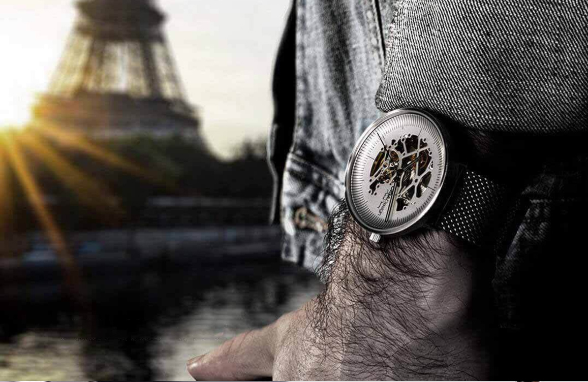 Xiaomi CIGA Design Hollowed-out Mechanical Automatic Watch - Black