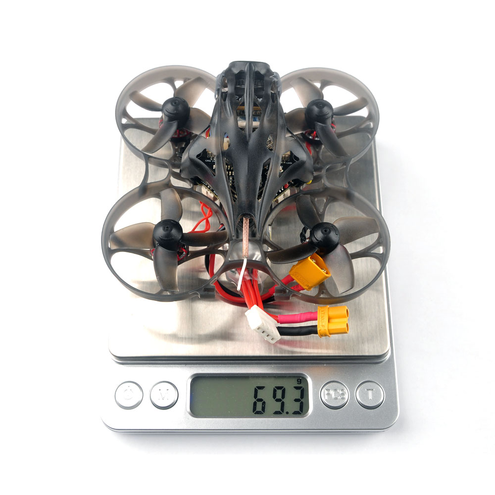 Happymodel Mobula7 HD 2-3S 75mm Crazybee F4 Pro Whoop FPV Racing Drone PNP BNF w/ CADDX Turtle V2 HD Camera - without Receiver