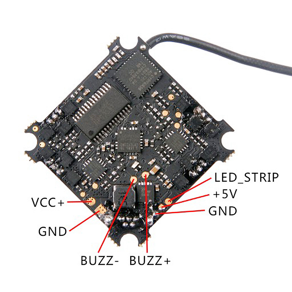 Happymodel Crazybee F4 Pro 1-2S Flight Controller Onboard 4in1 ESC for FPV Racing Drone - DSM2/DSMX Receiver