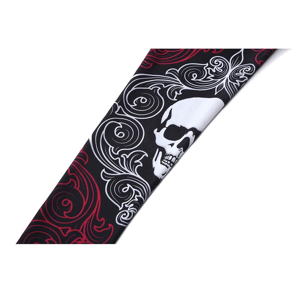 CK2241 Women Skeleton Pattern Yoga Pants High-waist Leggings Size S - Fuchsia
