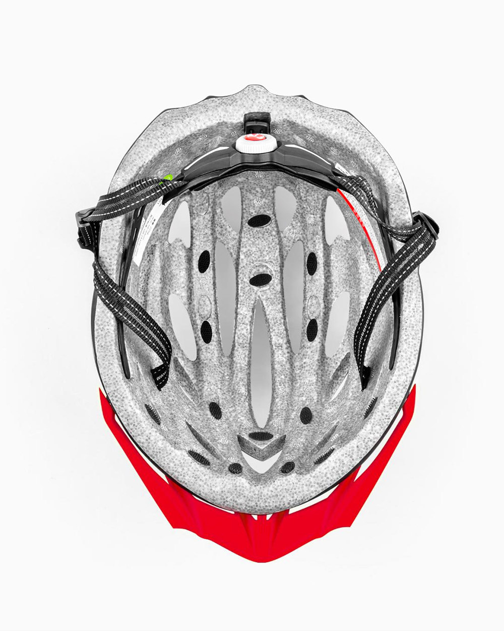 Xiaomi Mijia Qicycle KEVLAR Sports Helmet One-piece Lightweight Design - White + Red