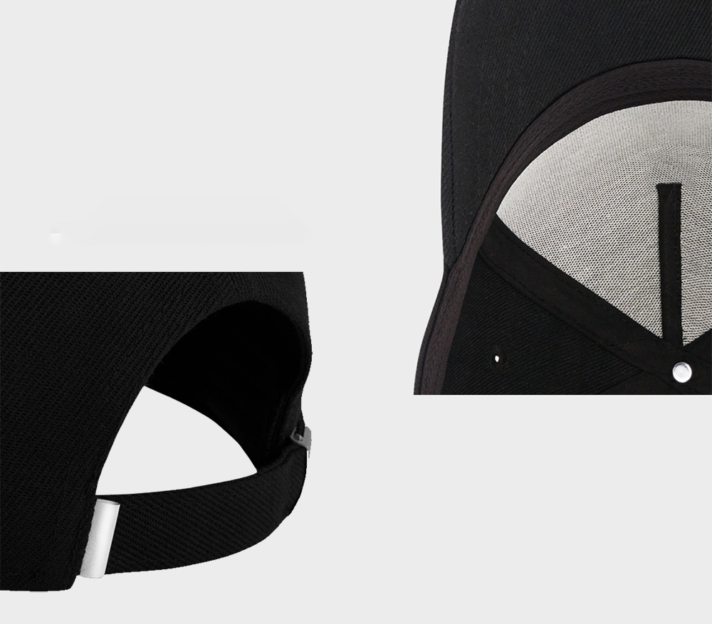Xiaomi Youpin Solid Color Baseball Cap 2 Hip Hop Hat - Black