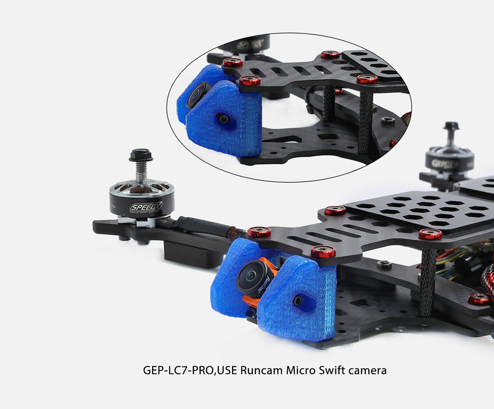 GEPRC Crocodile 7 GEP-LC7-PRO 7Inch 315mm 1080P Long Rang FPV RC Racing Drone BNF - R9mm Receiver