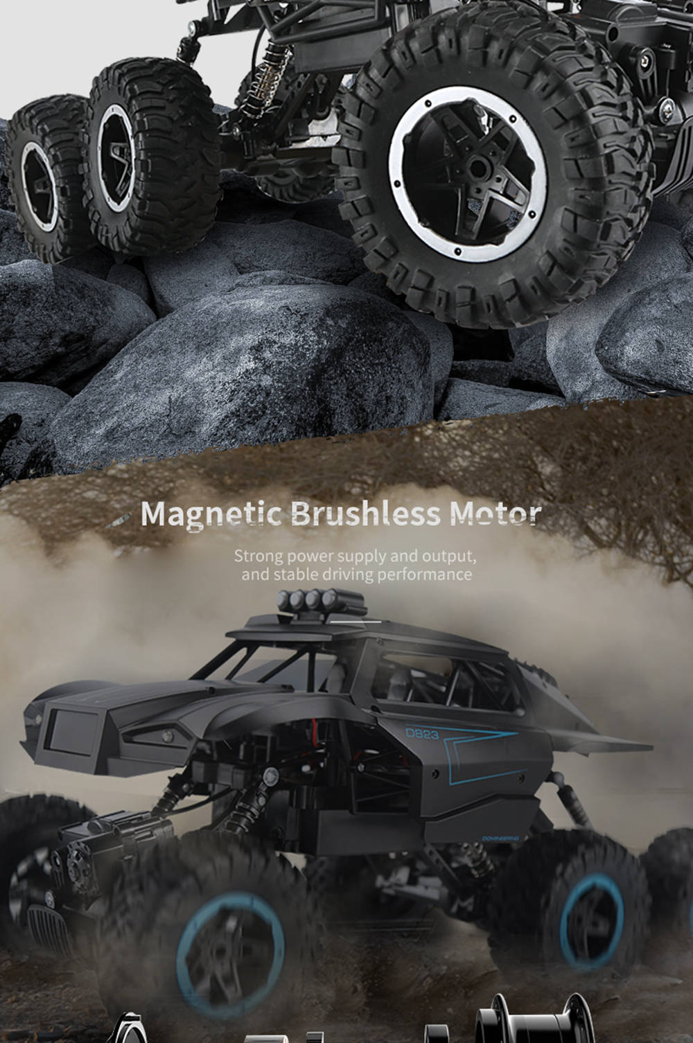 JJRC Q51 MAX 2.4G 1:12 6WD Off-road RC Car Climbing Truck RTR - E Version