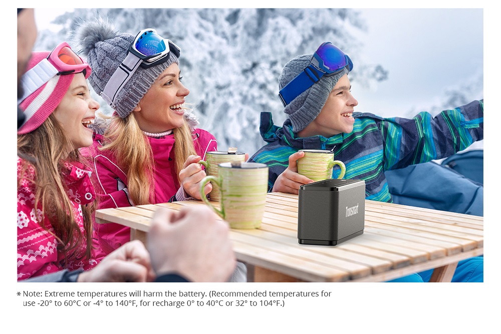 Tronsmart Element Mega SoundPulse™ Bluetooth Speaker with Powerful 40W Max Output 3D Digital Sound TWS Intuitive Touch Control - Gray