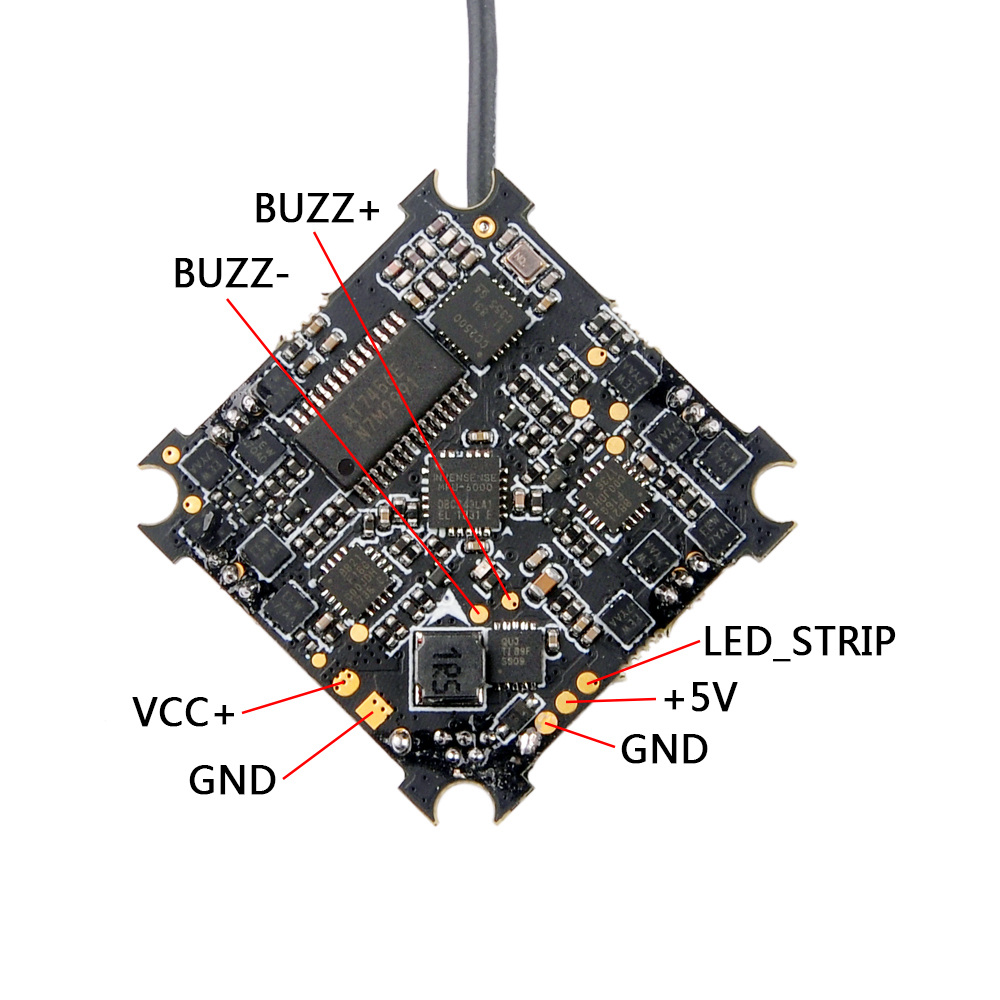 Happymodel Crazybee F4 Pro 1-2S Flight Controller Onboard 4in1 ESC for FPV Racing Drone - DSM2/DSMX Receiver