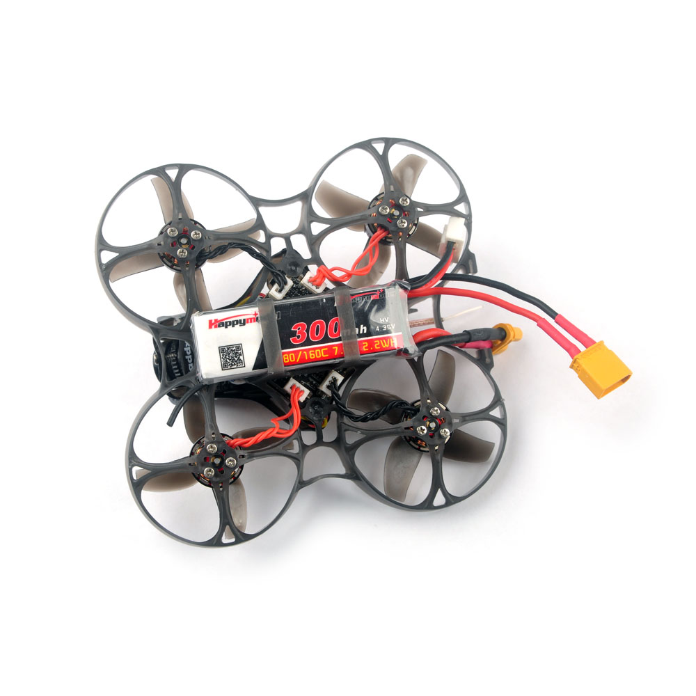 Happymodel Mobula7 HD 2-3S 75mm Crazybee F4 Pro Whoop FPV Racing Drone PNP BNF w/ CADDX Turtle V2 HD Camera - without Receiver