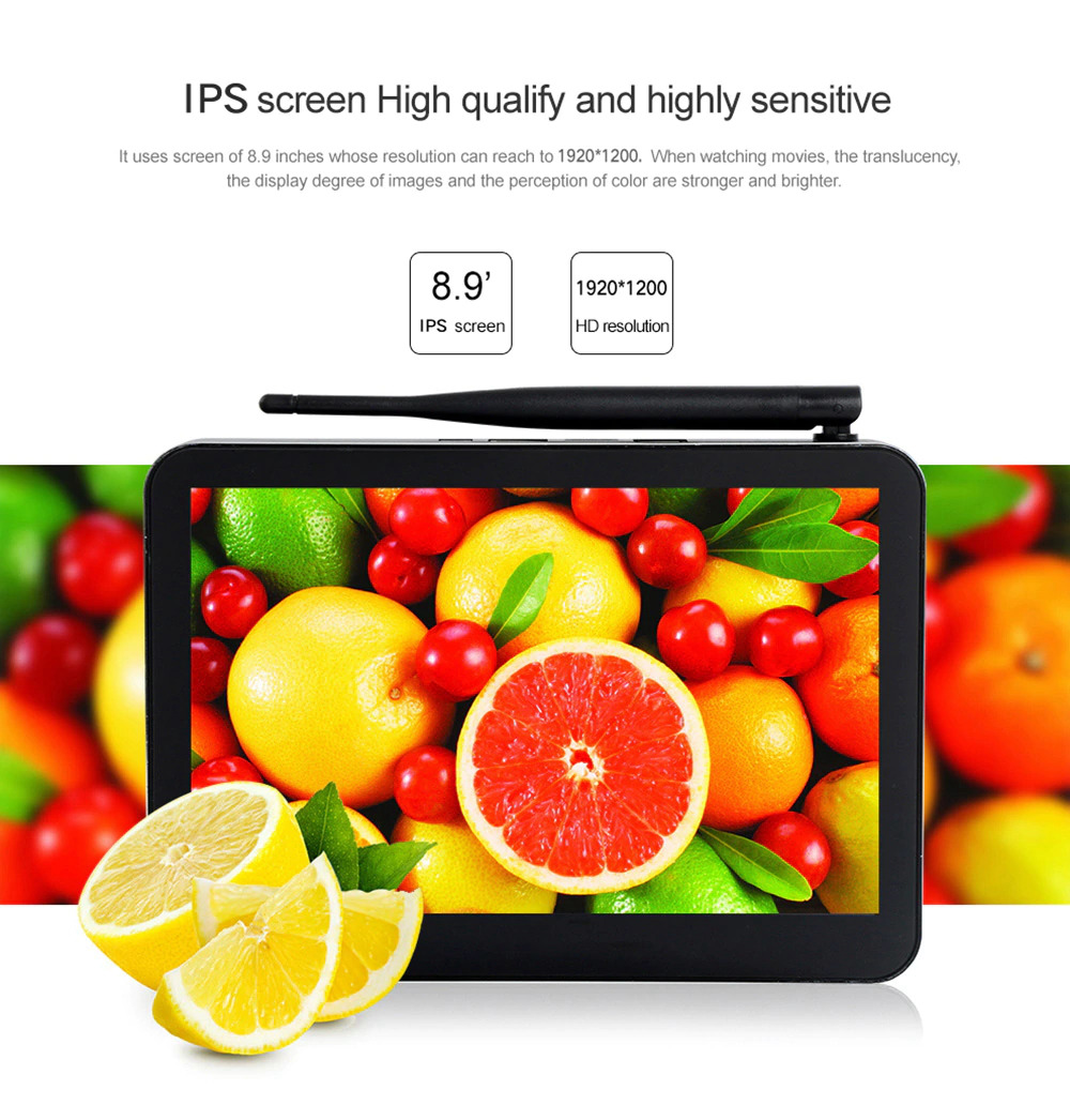 PIPO X11 8.9 inch Dual OS Intel Intel Cherry Trail Z8350 2GB/32GB Tablet PC Windows 10 Android 5.1 WiFi LAN Bluetooth USB3.0